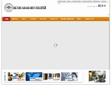 Tablet Screenshot of bethuadaharicollege.com